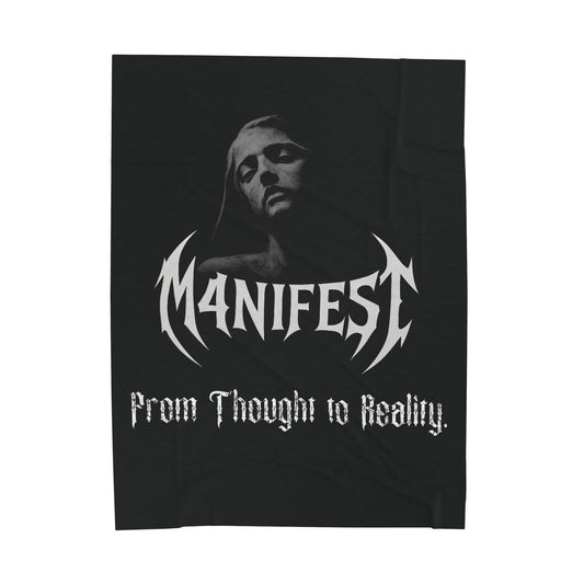 M4NIFEST Blanket "From Thought to Reality."