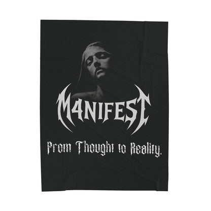 M4NIFEST Blanket "From Thought to Reality."