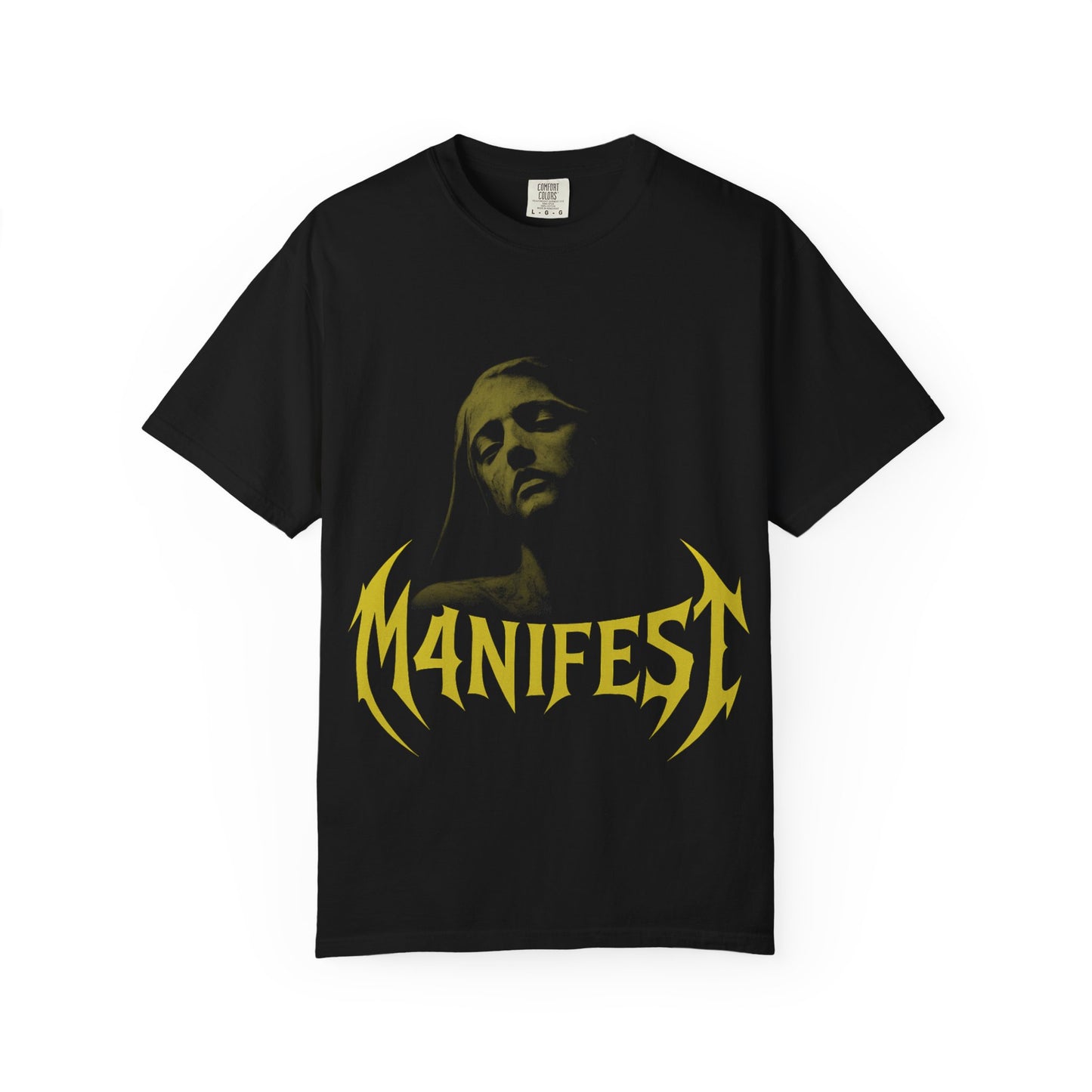 M4NIFEST T-Shirt "Mindset Creates Reality" (Gold)
