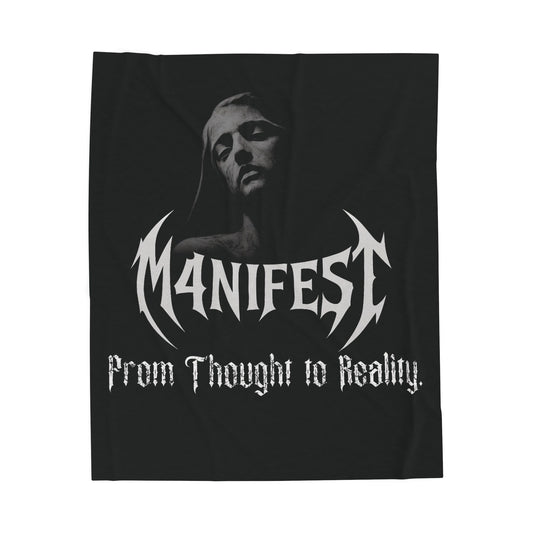M4NIFEST Blanket "From Thought to Reality."