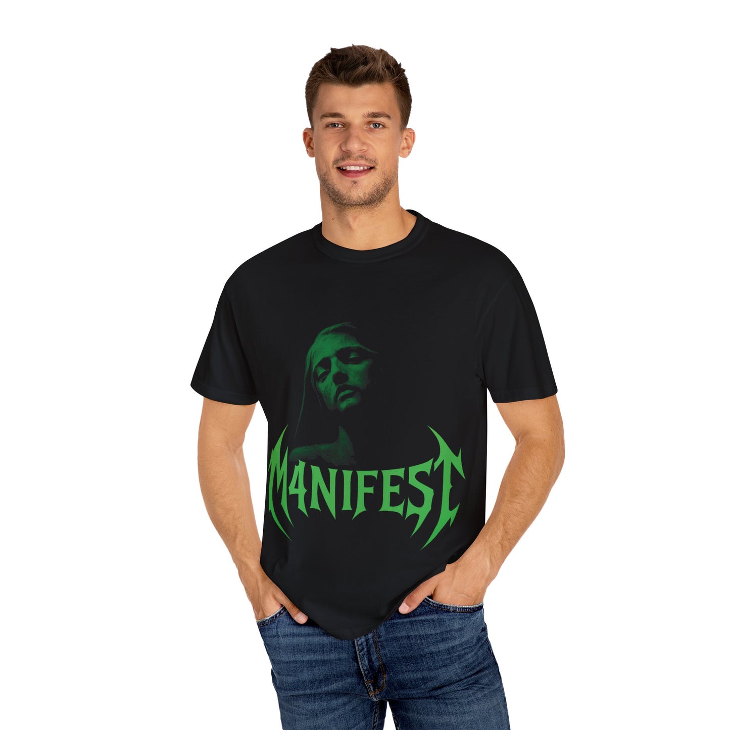 M4NIFEST T-Shirt "Mindset Creates Reality" (Emerald)