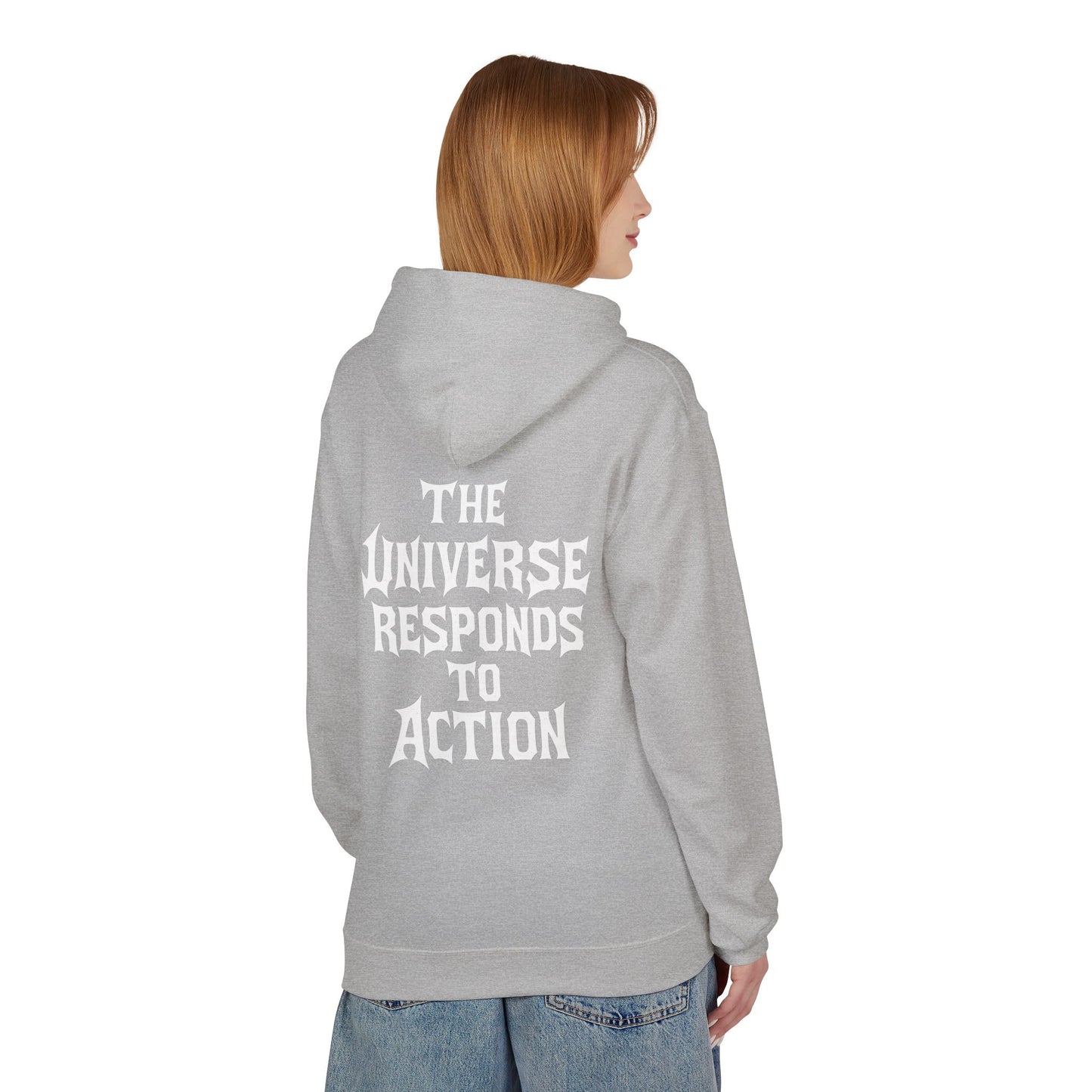 M4NIFEST Hoodie "Universe Responds to Action"