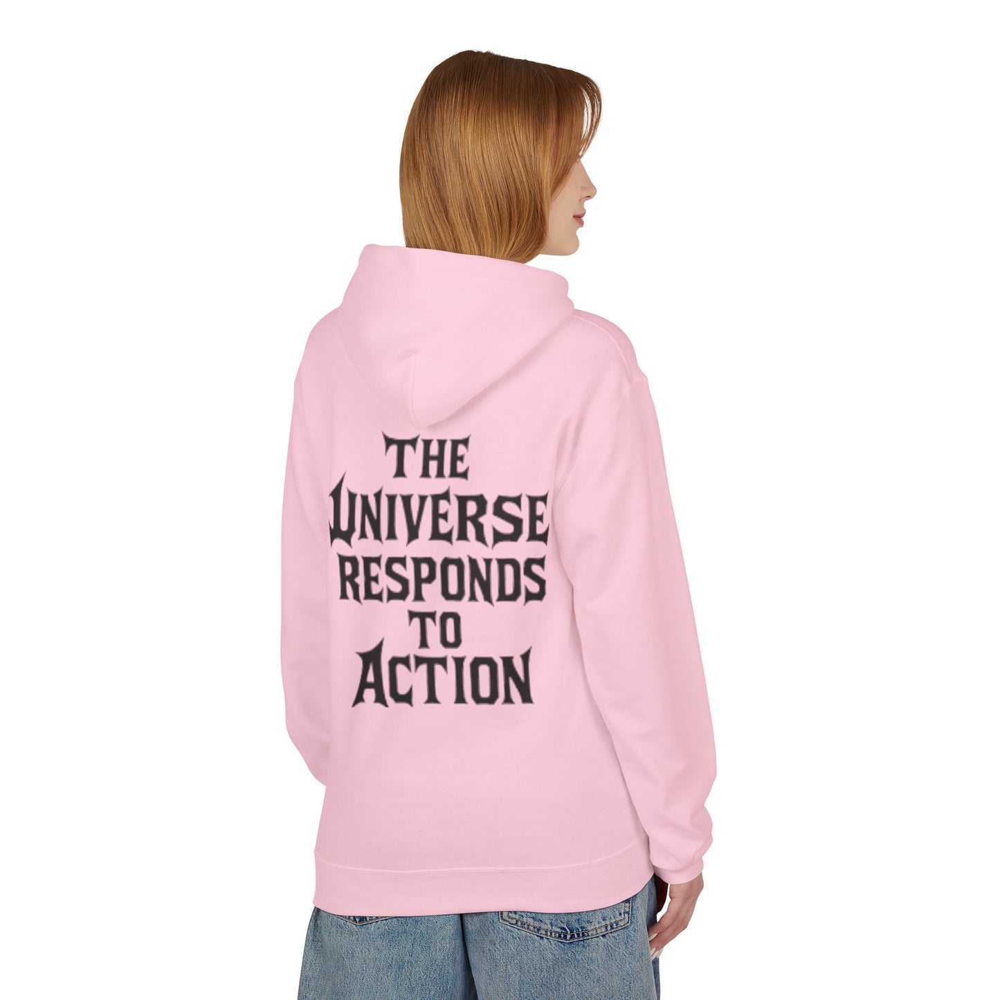 M4NIFEST Hoodie "Universe Responds to Action"