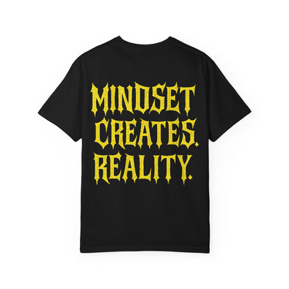 M4NIFEST T-Shirt "Mindset Creates Reality" (Gold)